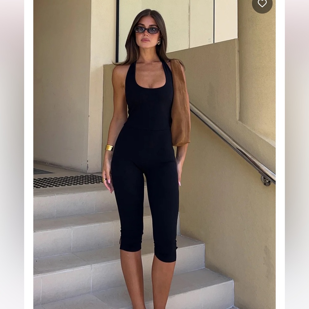 NWT White Fox Boutique Vivid Dreams Jumpsuit Black